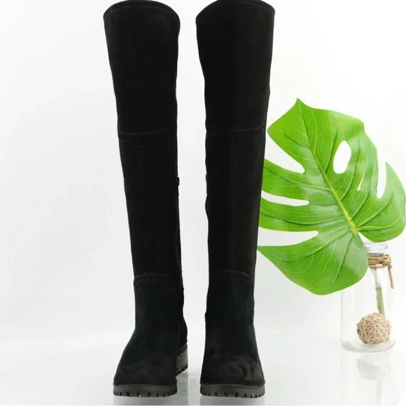 Lucky Brand Elegant Black Knee-High Women's Boots - Picture 3 of 4